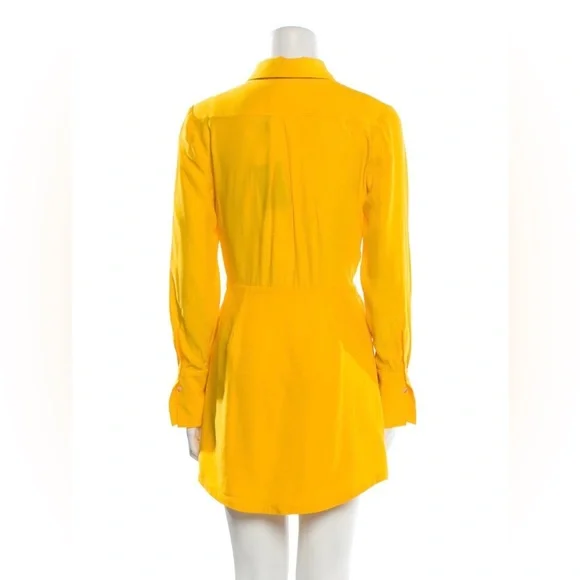 NWT Acler Elegant Yellow Wrap Dress - Picture 6 of 11